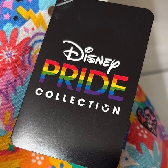 NWT Disney Women's Colorful PRIDE Shorts Size Small w/ Drawstring Waist - Picture 5 of 6